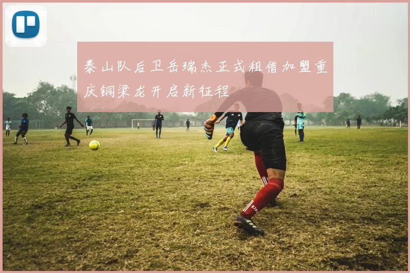 泰山队后卫岳瑞杰正式租借加盟重庆铜梁龙开启新征程
